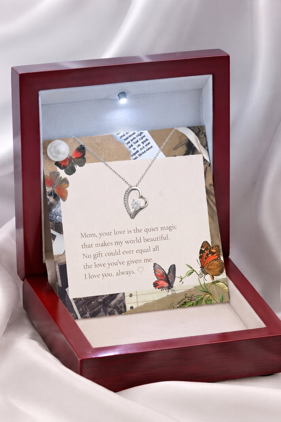 Mother Love Necklace Gift with Message Card – Gift Oh